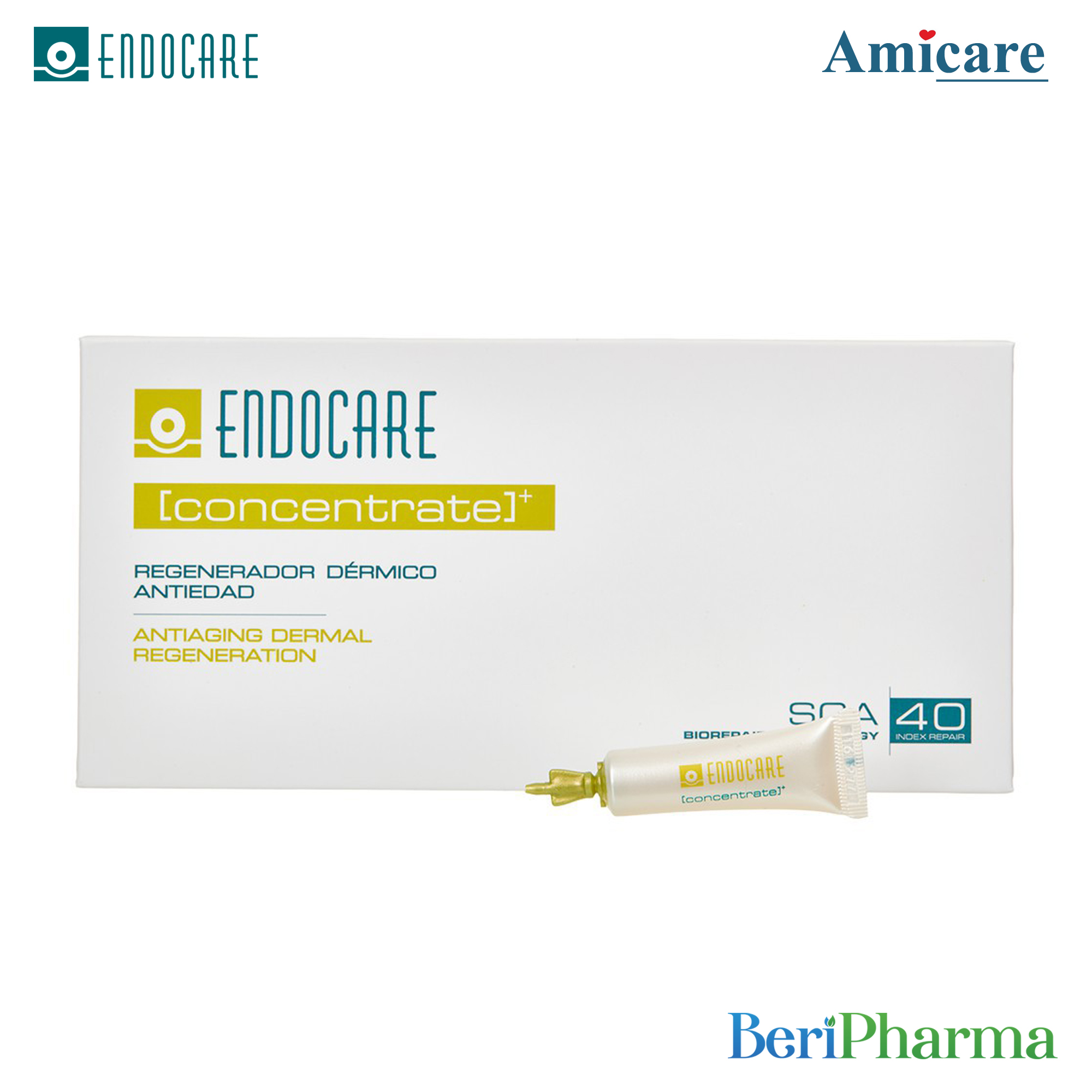 Serum phục hồi da hư tổn ngăn ngừa lão hóa làm đều màu da endocare concentrate 7 ống x 1ml