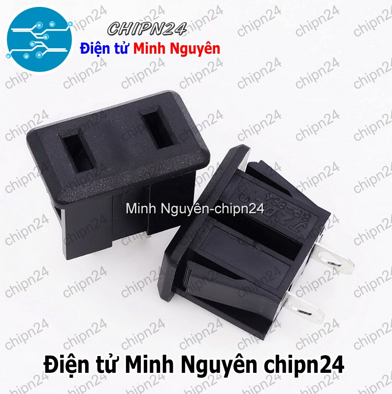 [2 cái] (Q29) Socket AC Power 2 Pin SP-864 10A 250V - HH006200