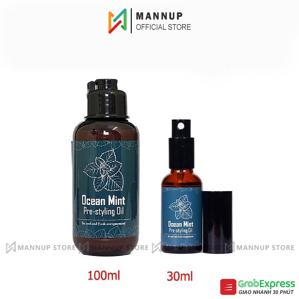 Xịt Tạo Phồng Tóc Ocean Mint Pre Styling Oil 100ml / 30ml