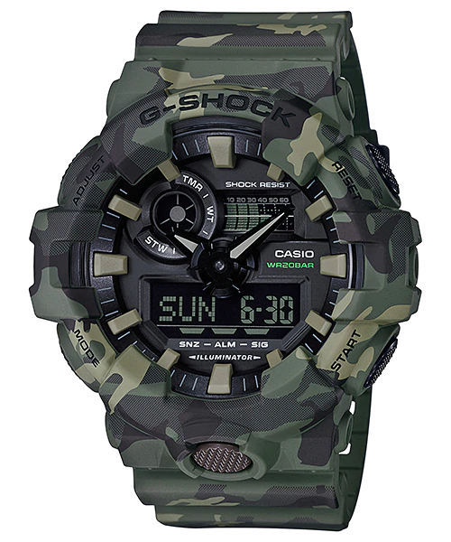 Đồng hồ nam casio g-shock ga-700cm-3a hàng chính hãng