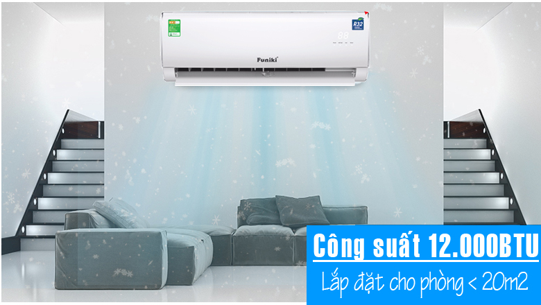 [TRẢ GÓP 0%] Điều hòa Funiki HSC12TMU 1 chiều 12000BTU (Giá áp dụng giao nội thành HN, HCM& các tỉnh liên hệ shop)