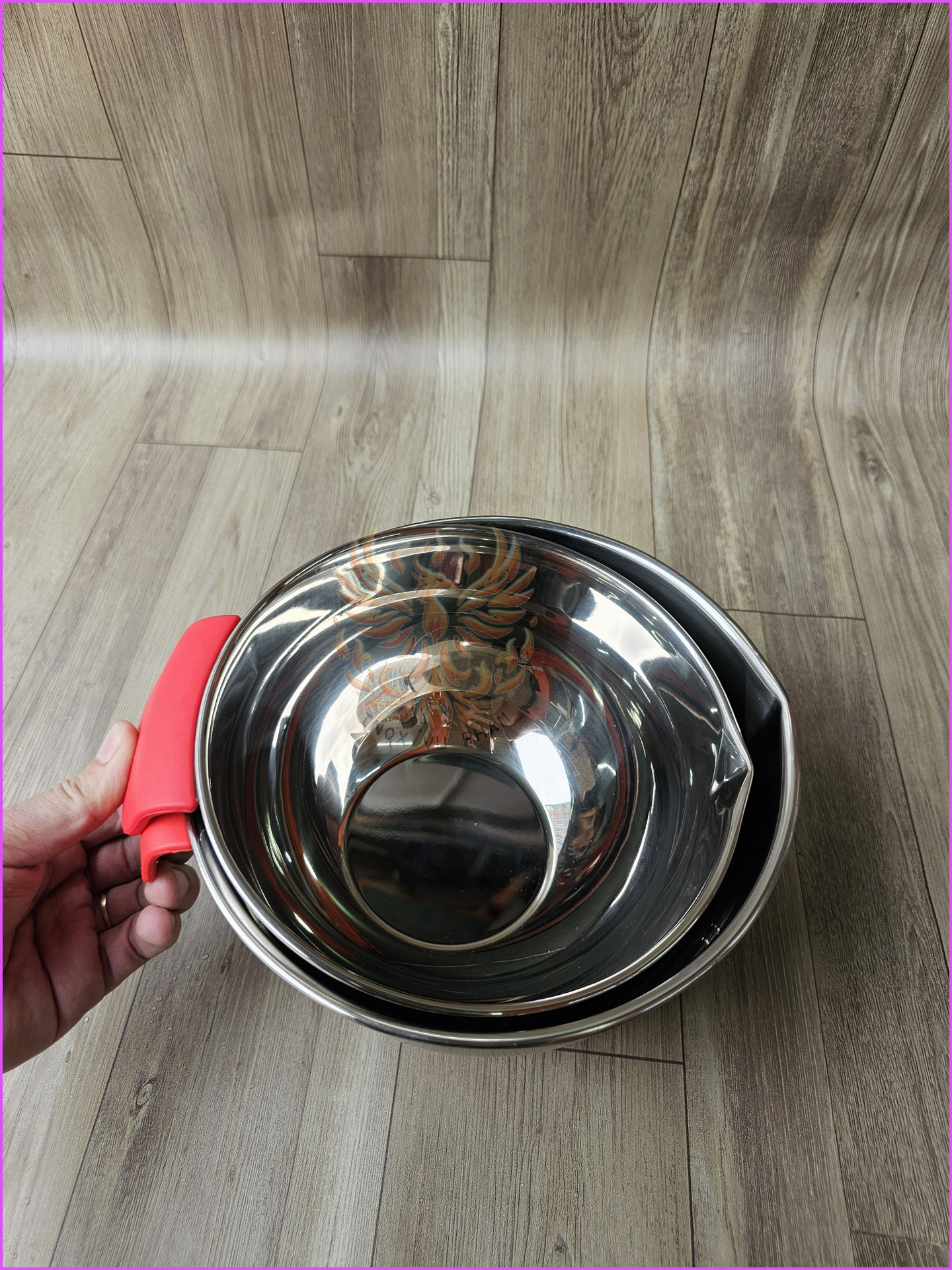 THỐ TRỘN BỘT,ĐÁNH TRỨNG INOX 304 CÓ ĐẾ CÓ QUAI ĐỦ SIZE (Ảnh thật shop tự chụp)