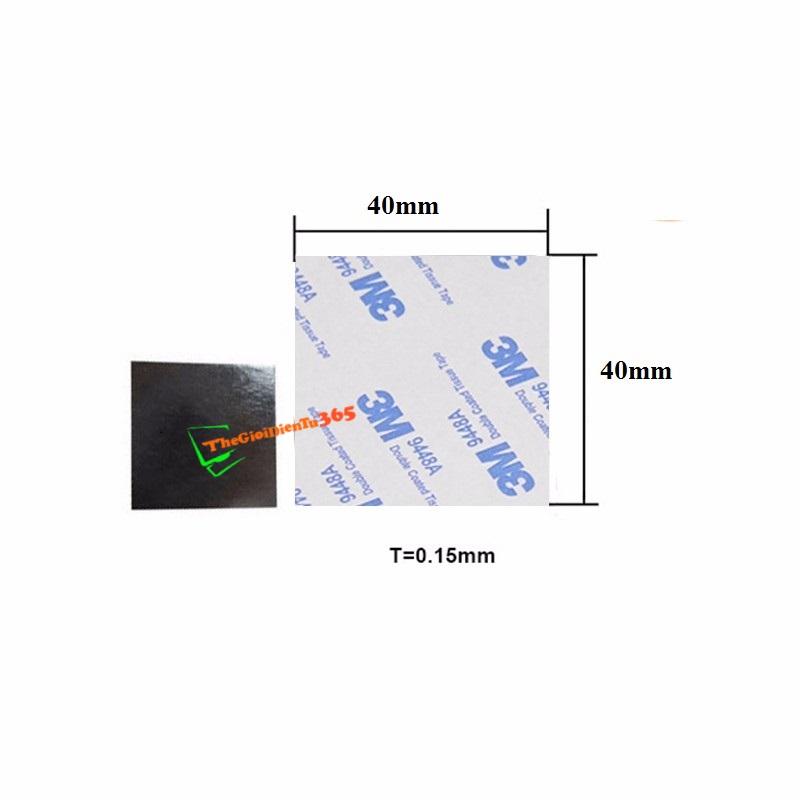 2 MIẾNG DÁN TẢN NHIỆT 40X40MM 3M9448A
