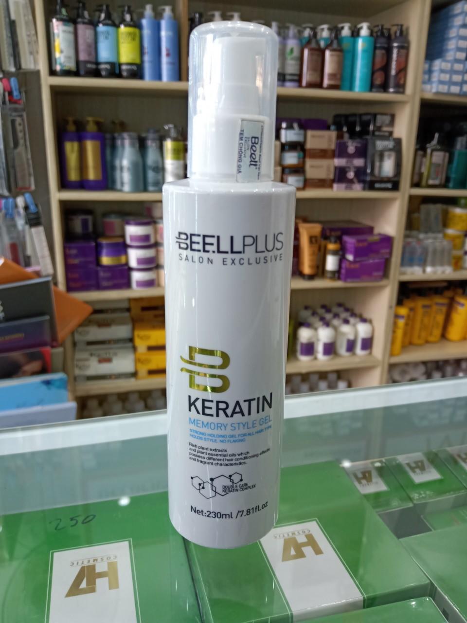 Gel Tạo Kiểu Tóc Beell Plus Keratin Memory Style 230ML