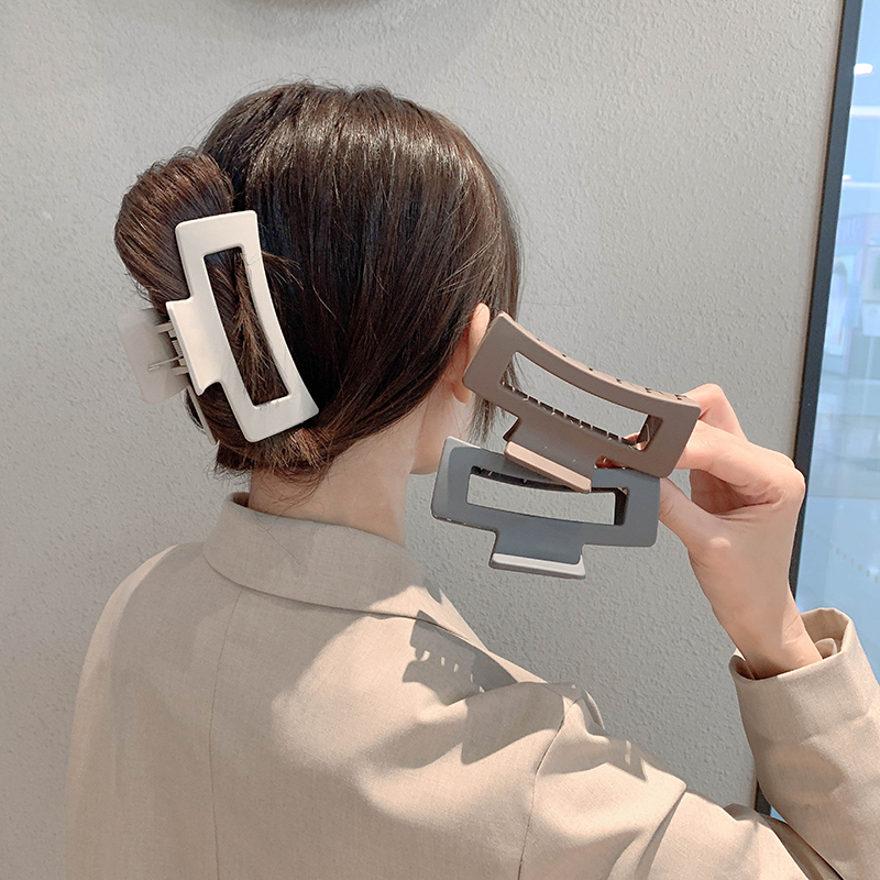 Kẹp Tóc Cỡ Lớn Thiết Kế Đơn Giản Phong Cách Hàn Quốc