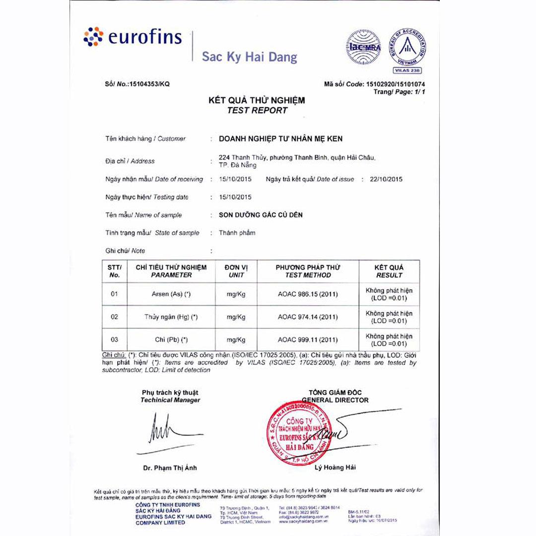 SON GẤC DỀN CAM DÂU MẸ KEN