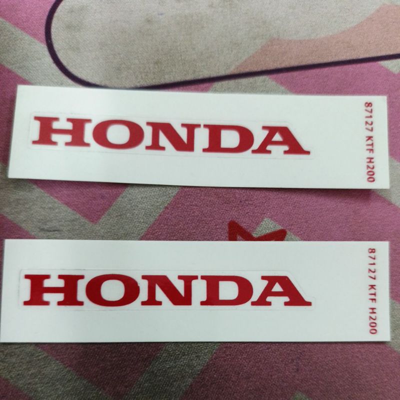 Tem honda đỏ zin dán chắn gió sh ý 2009 2010 2011