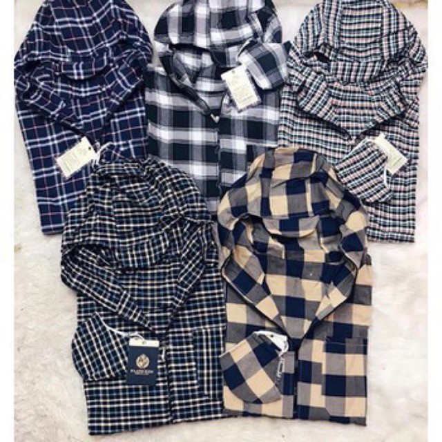 Áo chống nắng kẻ caro nam tiện dụng thời trang