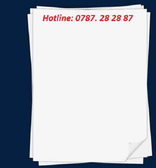 Giấy Double A4 70gsm - Giấy văn phòng - Giấy photocopy - Văn Phòng Phẩm Làn Gió Mới