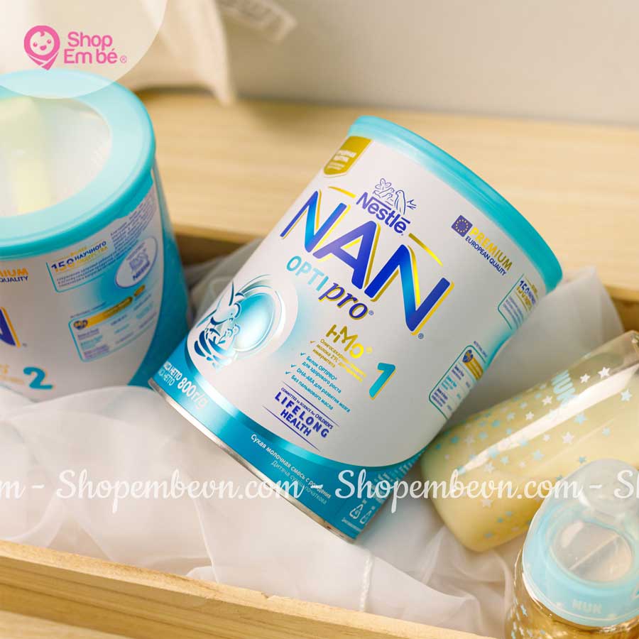 [MẪU MỚI] Sữa Bột NAN Nga Số 1,2,3,4 Hộp 800g
