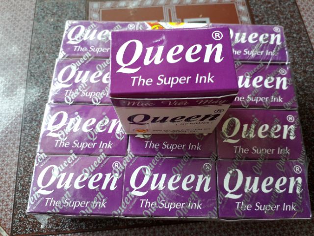 01 Lọ Mực Queen Tím Học Sinh