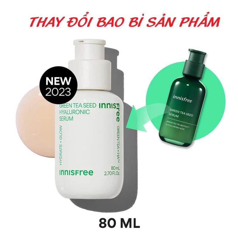 Tinh Chất Dưỡng da trà xanh Innisfree Green Tea Seed Hyaluronic Serum 80ml