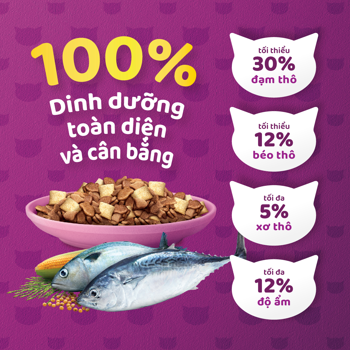 Thức ăn mèo con Whiskas 450g