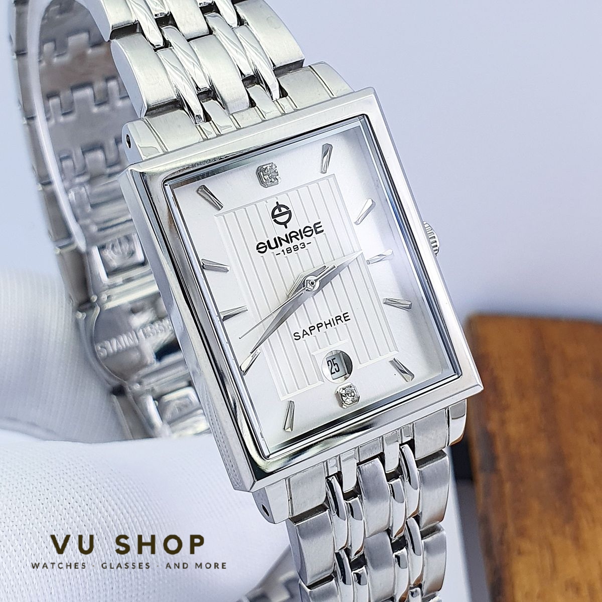 Đồng hồ nữ Sunrise 2190SA Kính Sapphire Chính hãng