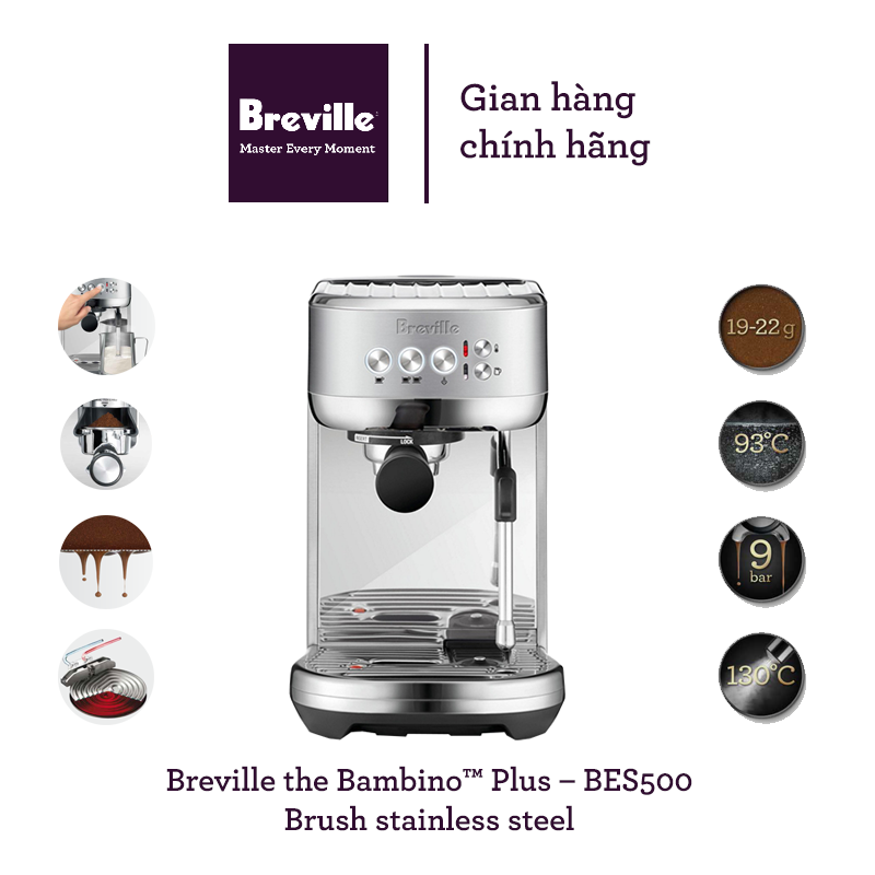 Máy pha cafe Breville the Bambino Plus BES500