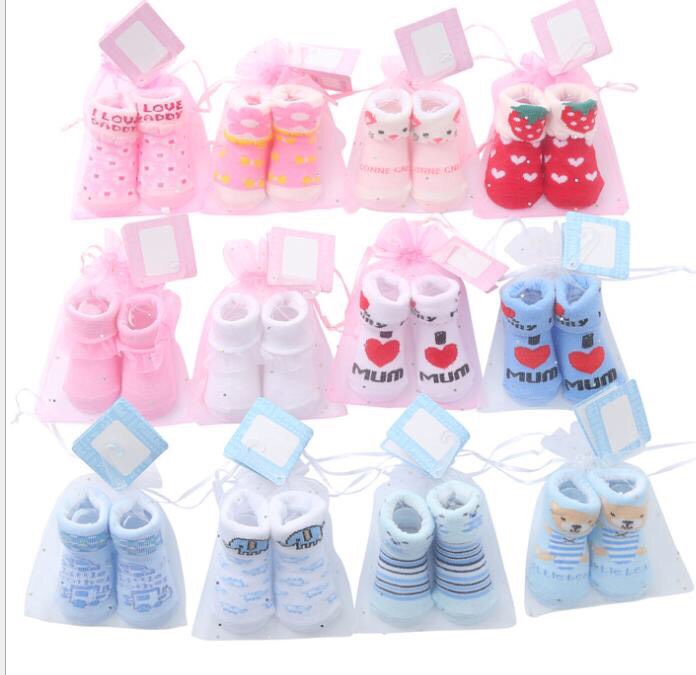 Set 2 đôi Tất sơ sinh/ Vớ sơ sinh Carter Cao cấp