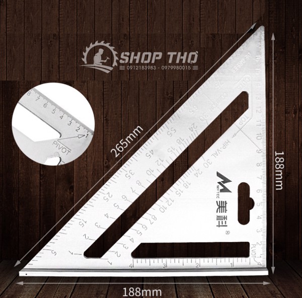 Eke Nhôm 7Inch (188Mm) - Màu Đỏ