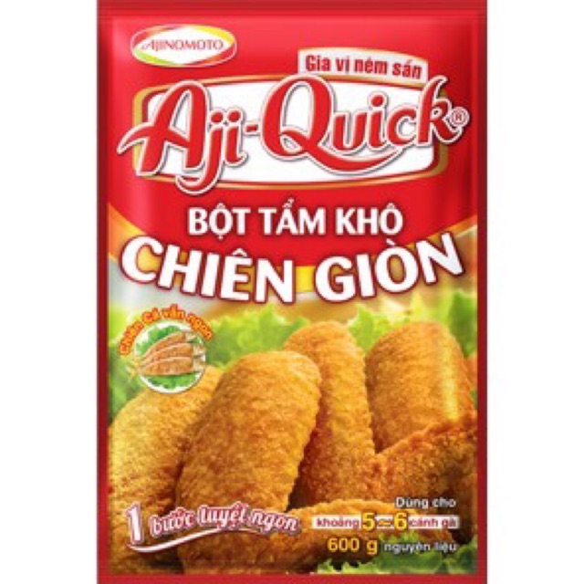 Bột chiên gà giòn aji-quick gói 42g
