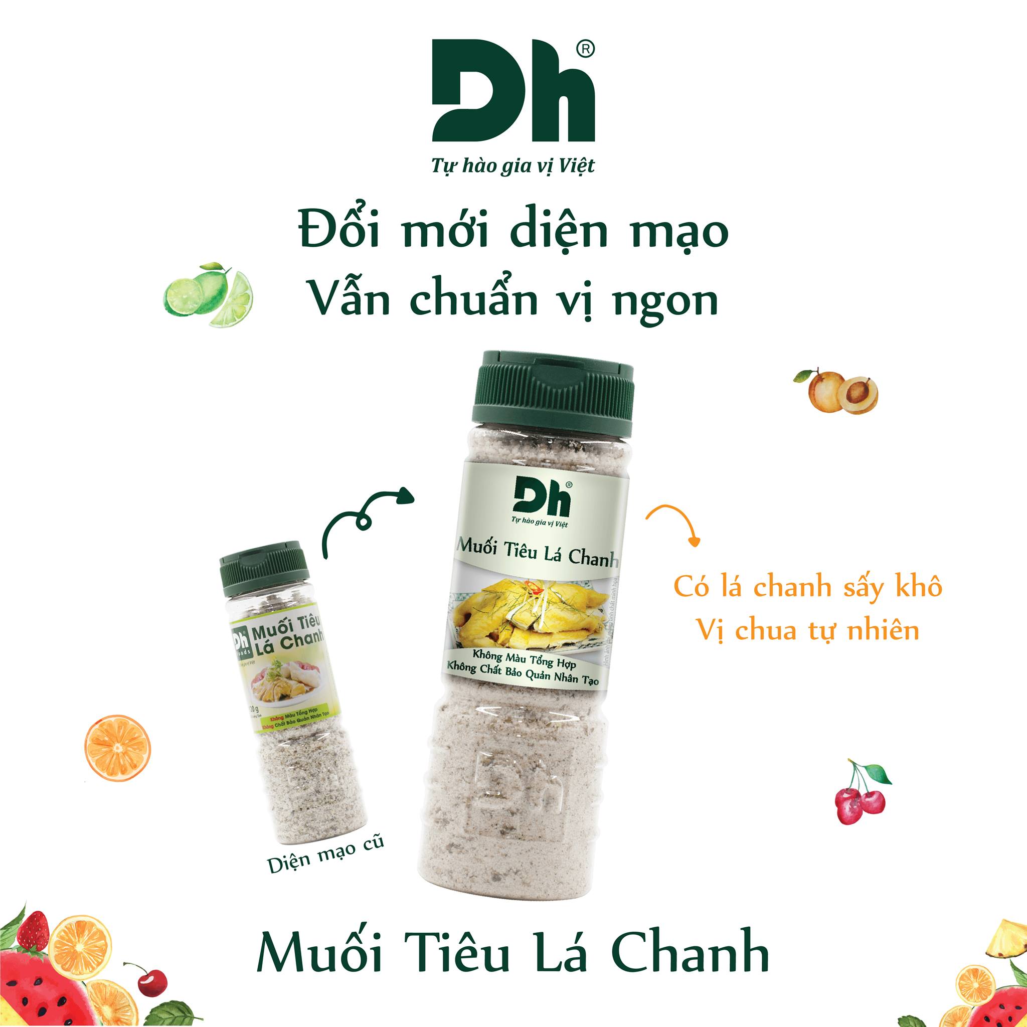 Muối tiêu lá chanh Dh Foods