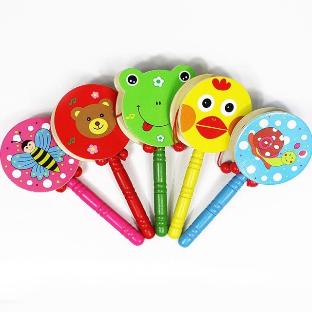 Trống lục lạc bằng gỗ, hàng thủ công Việt Nam