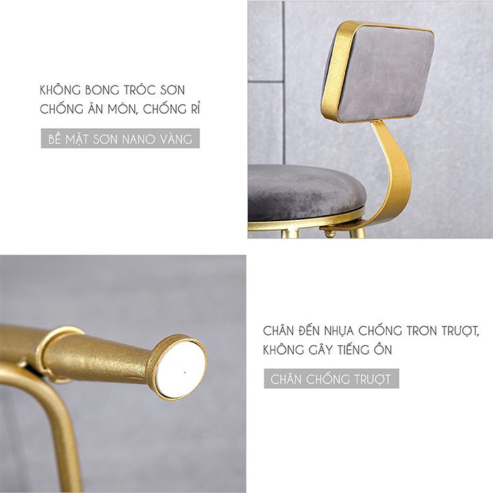 Ghế ngồi quầy bar NORDIC