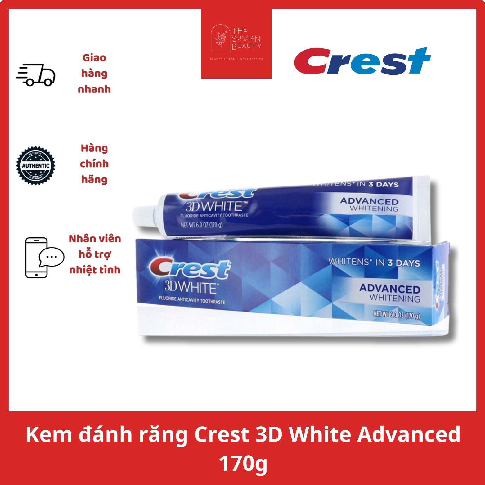 Crest 3D White Toothpaste - Multi Types