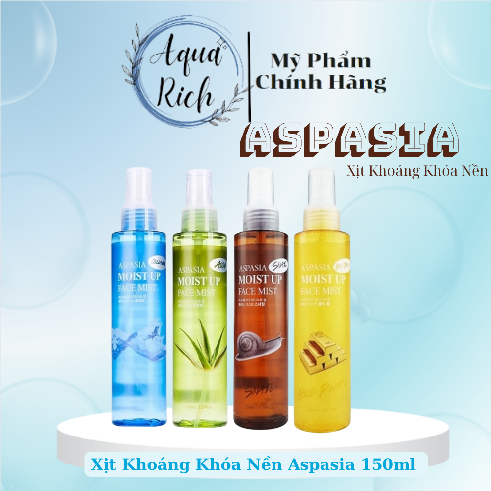 Xịt Khoáng Aspasia Moist Up Face Mist - 150ml