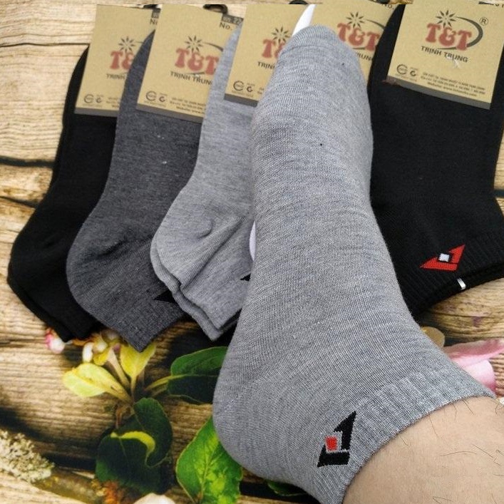 Vớ Cổ Ngắn T&T Nhiều Màu Nhiều Mẫu Thoáng Khí Khử Mùi Hôi Siêu Bền - Tất Nam Cổ Ngắn Cá Tính Thích Hợp Nhiều Loại Giày