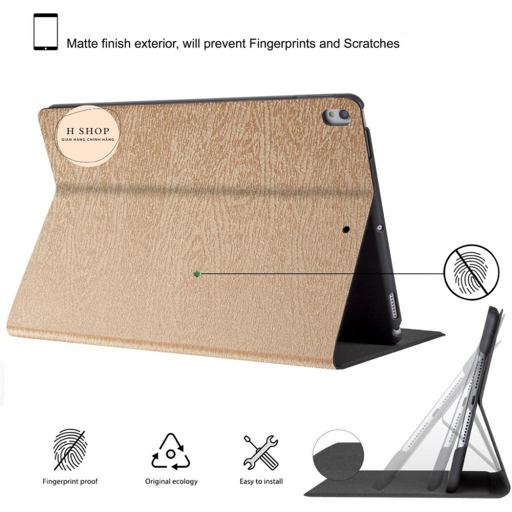 Bao da iPad Mini 4 Vân Gỗ - Bao da mới siêu hot năm 2017 - PKCB