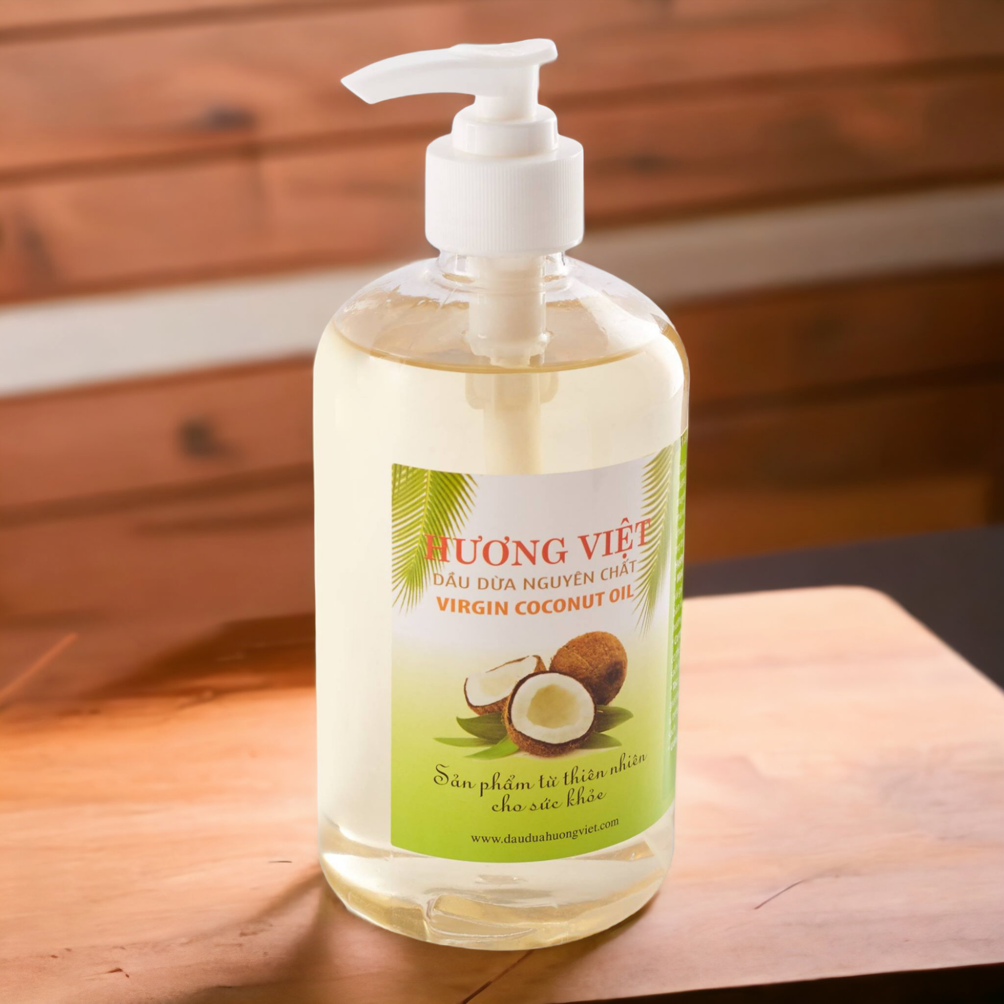 Dầu dừa nấu thủ công chai 500ml