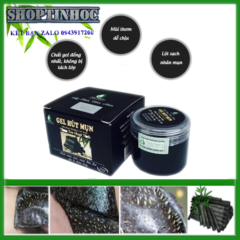 gel lột mụn than hoạt tính