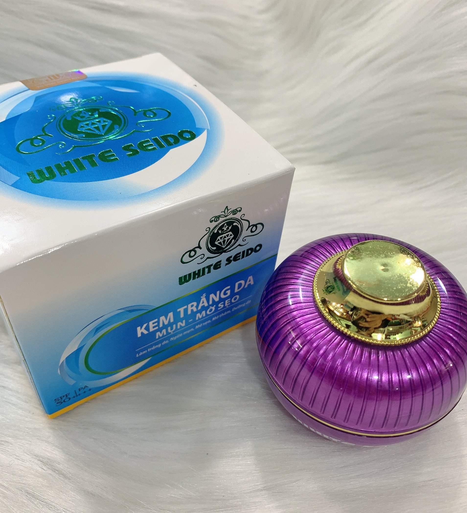 Kem trắng da mờ sẹo White Seido 25g