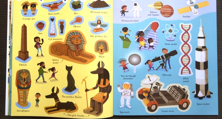 Usborne Sticker Book - Museums