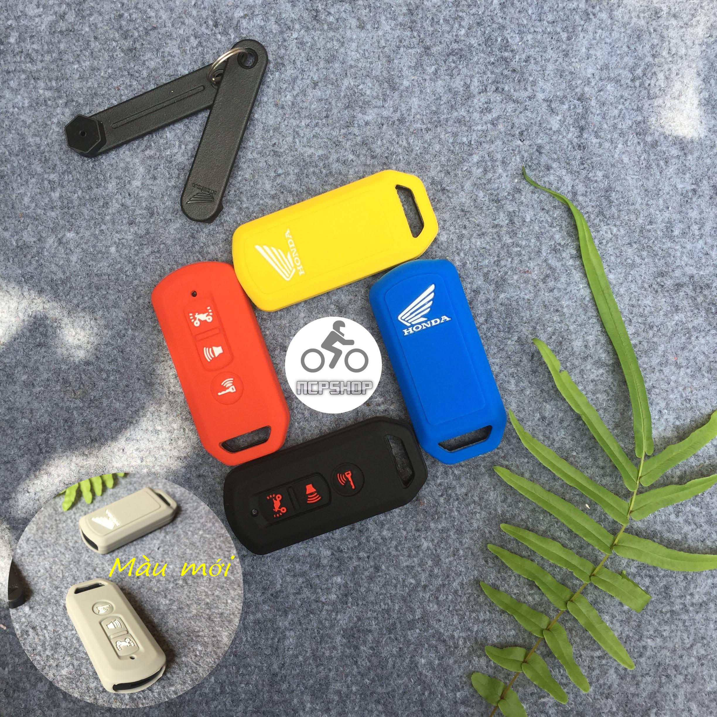 Bọc khóa smartkey Honda SH, PCX Xanh lam