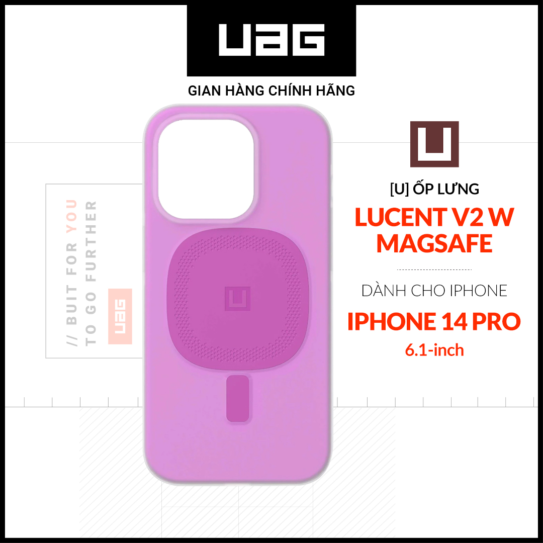 [U] Ốp Lưng UAG LUCENT V2 W Magsafe Cho iPhone 14 Pro [6.1 INCH]