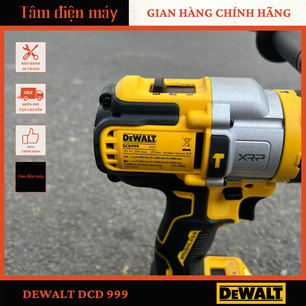 Máy khoan pin Dewalt DCD 999
