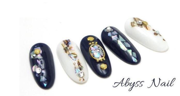 Set 12 hũ xà cừ miếng trang trí móng