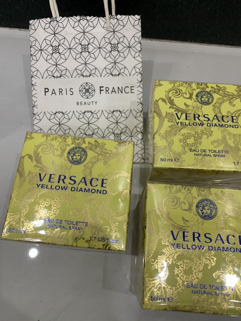 [HCM]Nước Hoa Versace Yellow Diamond Edt 50Ml Fullbox