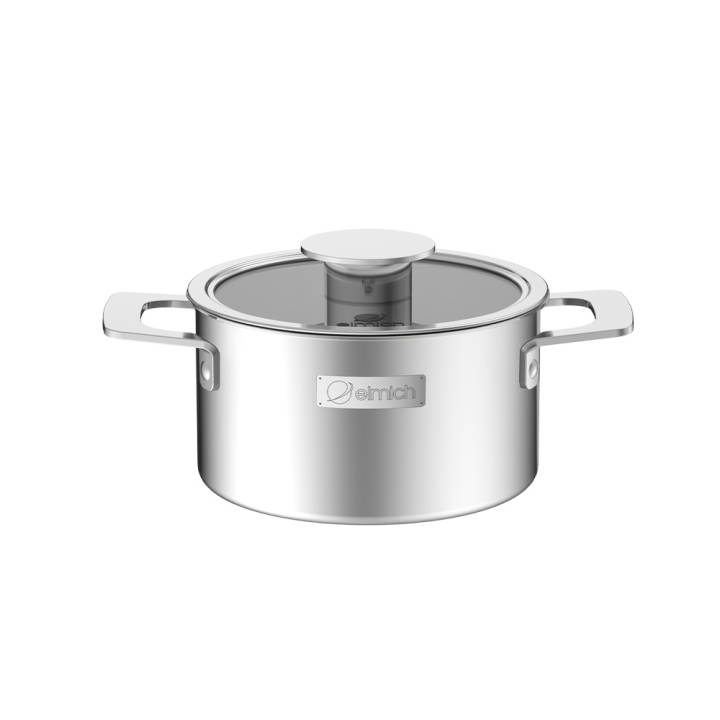 (Chỉ 25-29.10)Bộ nồi Inox liền khối Elmich Hera EL-8135IN size 18, 22 chảo 26cm - Hình ảnh 3