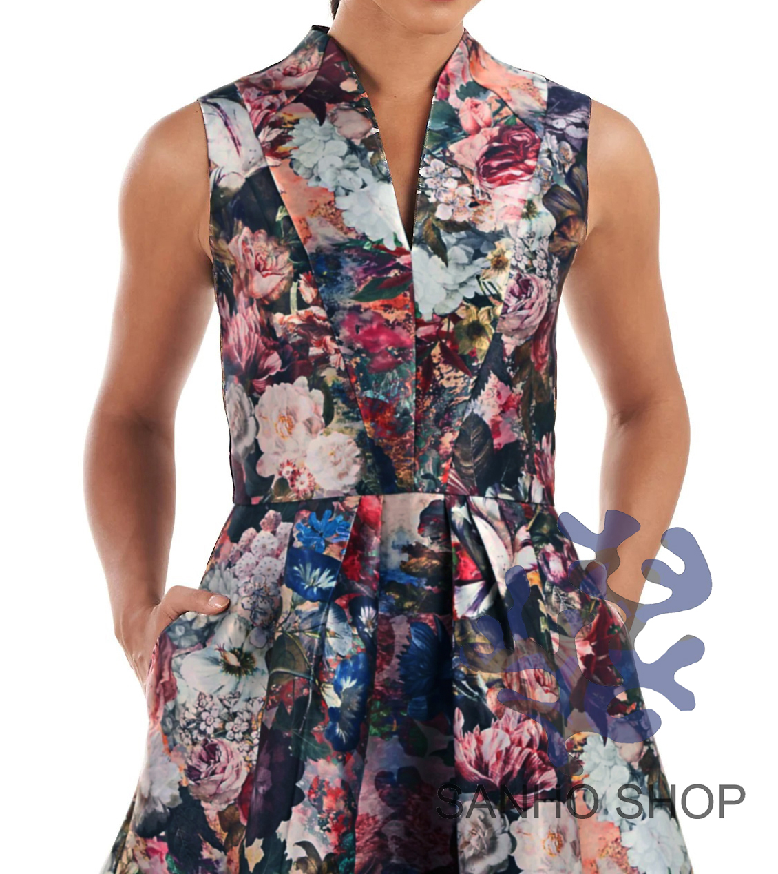 ĐẦM K4Y UNG3R SARABETH FL0RAL