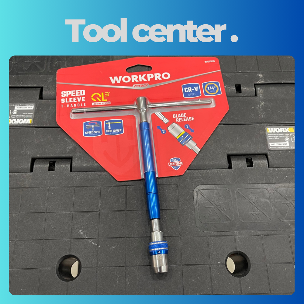 Cần nối vít chữ t 1/4 inch, 3/8 inch workpro - hàng chính hãng - wp275016