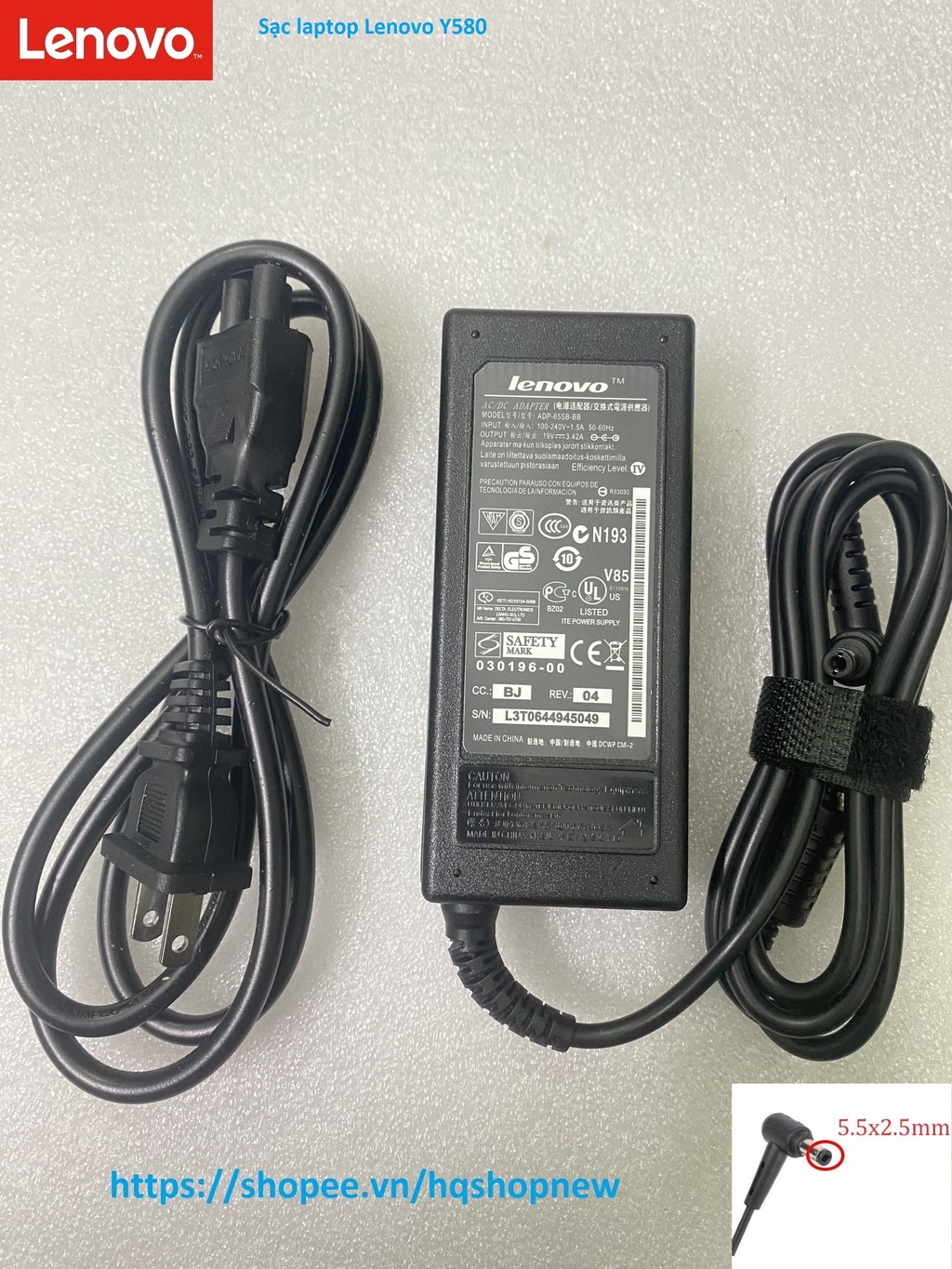 ️[Sạc zin] Sạc laptop Lenovo Y580