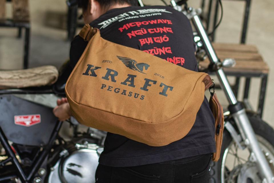 TÚI TOTE KRAFT V4 - MÀU NÂU