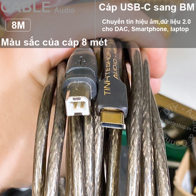 Dây chuyển Type C sang USB BM cho Laptop Smartphone DAC Đàn Máy in - Cáp USB-C sang midi DIY