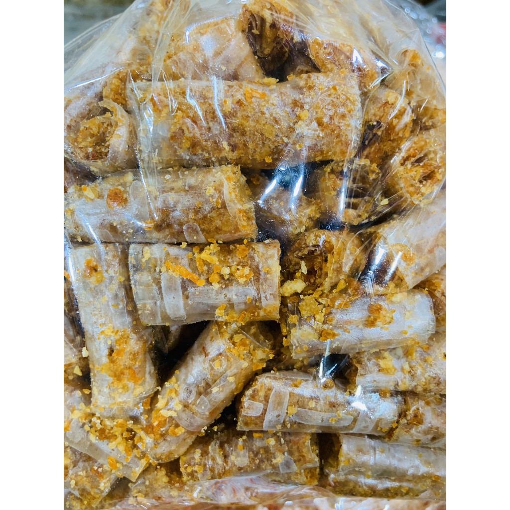 (500Gr) Bánh Tráng Ống Tôm Mực