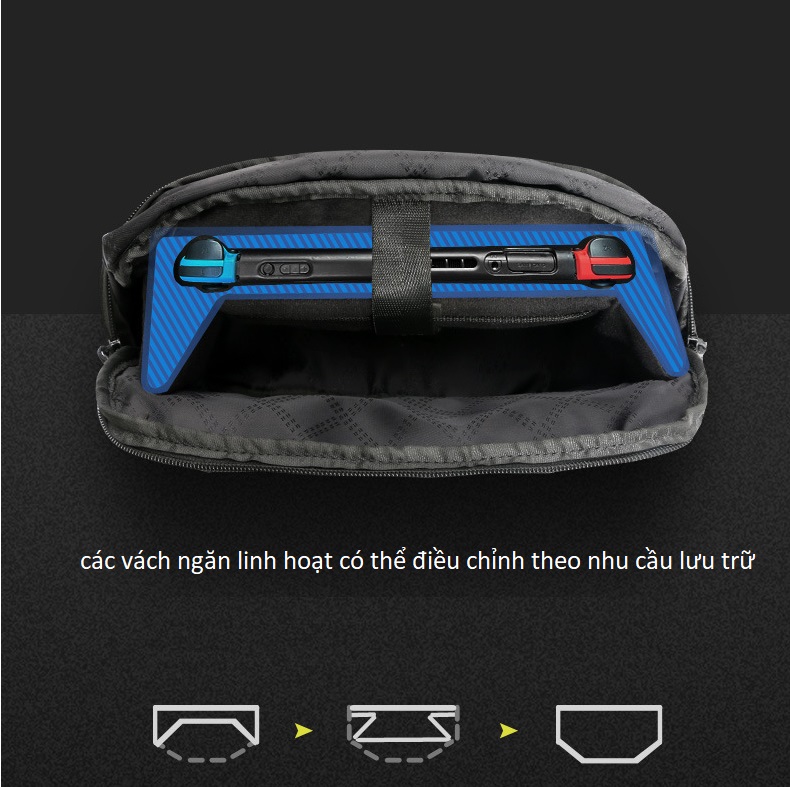 Túi đeo chéo travel bag đựng Nintendo Switch