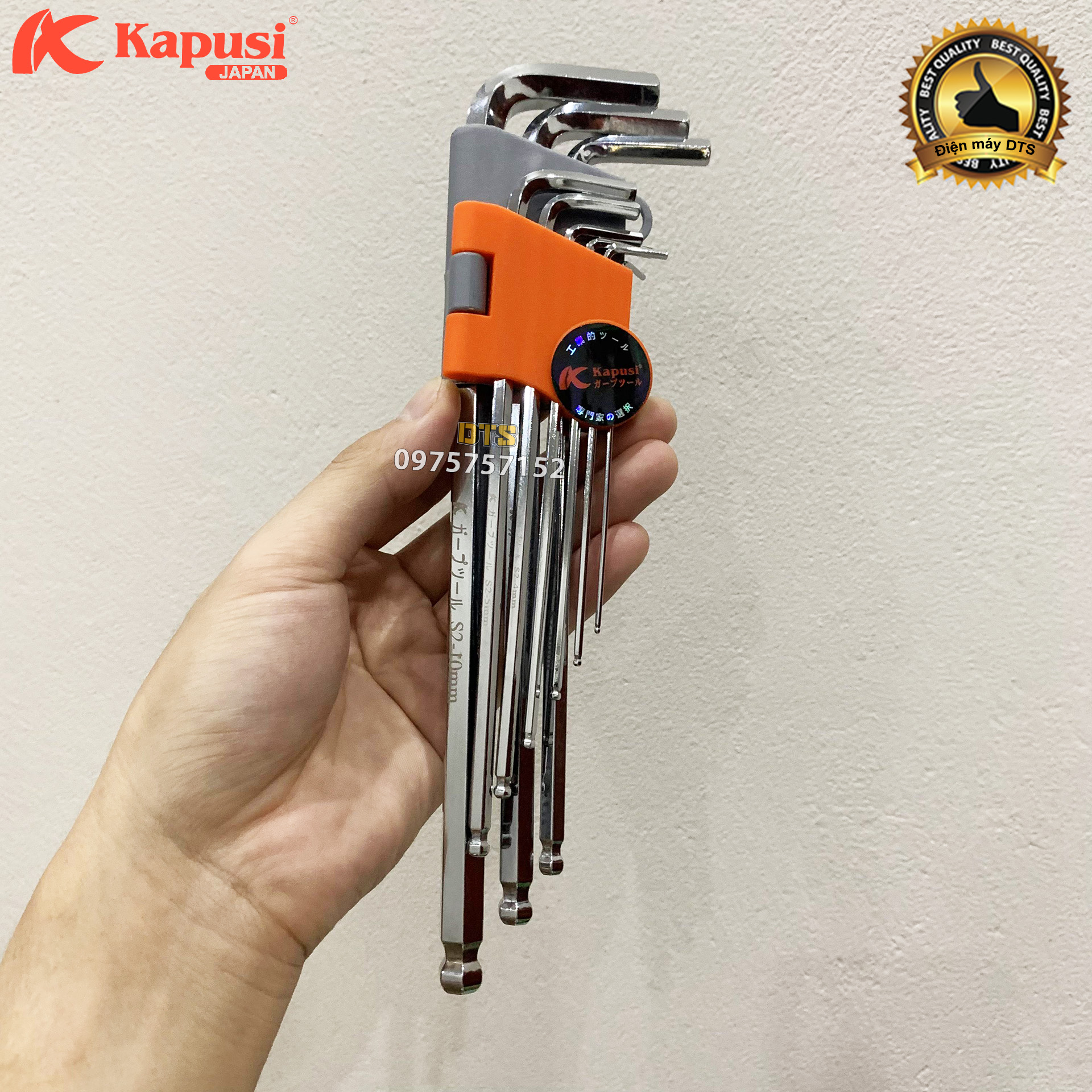 Bộ lục giác đa năng, bộ hoa thị, tô vít gấp Nhật Kapusi JAPAN, bộ lục giác bi, bông mai có lỗ thép siêu cứng siêu bền, bộ dụng cụ đa năng dễ dàng vặn bulong ốc vít, bộ lục giác hoa thị, bộ khóa lục giác, bo luc giac Kapusi