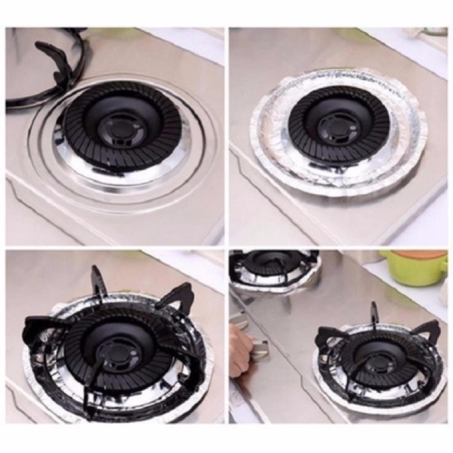 Vỉ 10 miếng lót bạc bếp ga