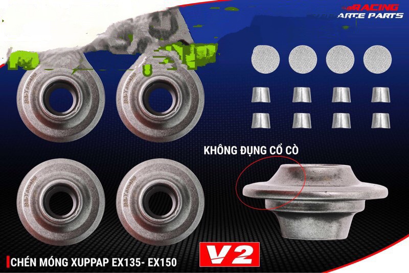 Bộ Chén Móng Xupap Exciter Sài Đồng Tiềng V2