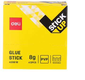 Hồ khô dán giấy Deli EA20010 vàng 8G